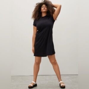 Everlane The Weekend Swing Dress, Size XS, Black